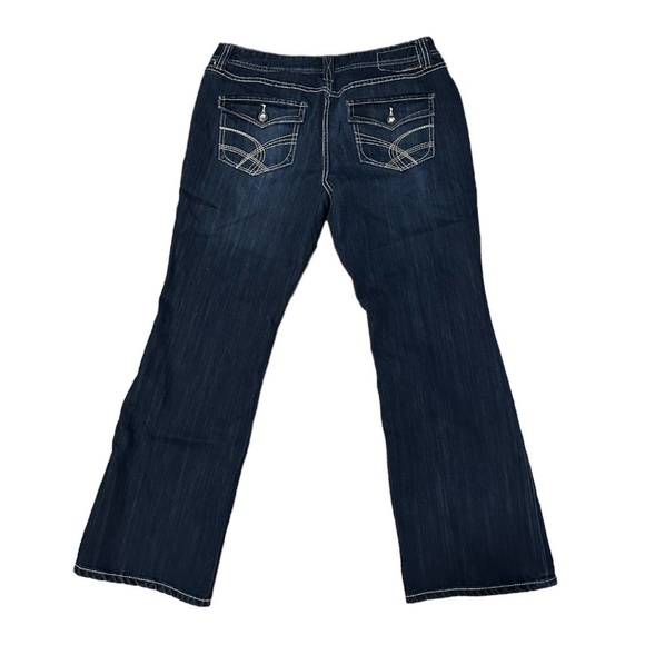 INC Denim Regular Fit Bootleg Short Jeans Size 16S - Picture 2 of 4